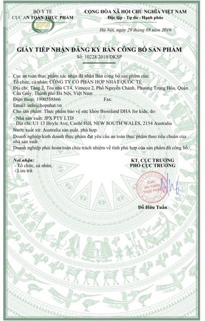 Bổ sung DHA cho trẻ -DHA Bio Island Úc 60 viên | Thế Giới Skin Care