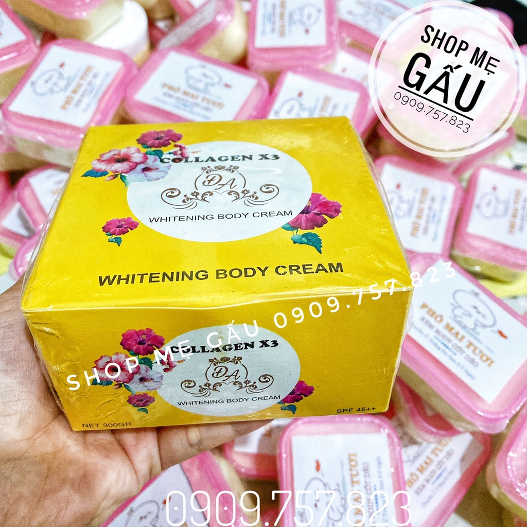 KEm dưỡng trắng body x3 rẻ