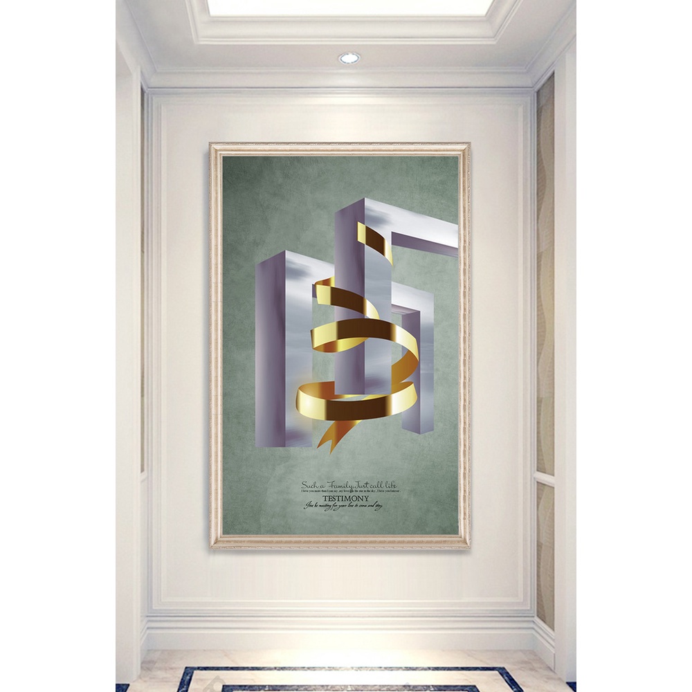 In hình ép gỗ Laminate TRANH HÀNH LANG 3D - Mẫu 13 (50x75, 60x90, 70x110). In ảnh theo yêu cầu