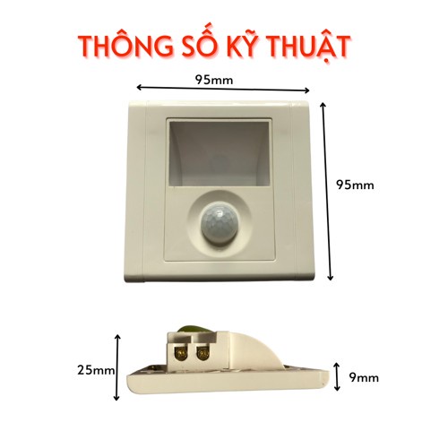 Bóng Đèn LED Cảm Ứng Cầu Thang, Đèn LED Cảm Ứng Cầu Thang, LED Cảm Biến Bậc Cầu Thang Ánh Sáng Vàng Bật Tắt Thông Minh