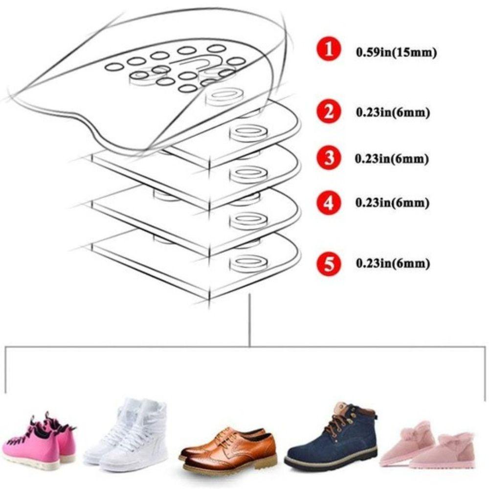 1 Cặp Đệm Silicone Gel Lót Giày Điều Chỉnh Được Thoải Mái