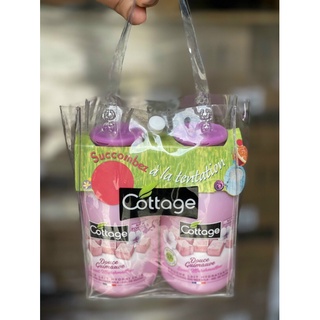 2 Set quà 2 chai sữa tắm Cottage 250ml