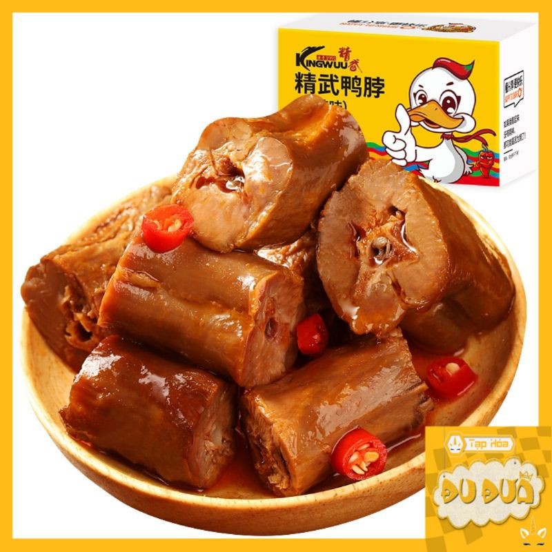 [Có sẵn] Hộp 450g Cổ Vịt Cay Tứ Xuyên Jingwu Ngon Chuẩn Vị Ăn Là Ghiền | BigBuy360 - bigbuy360.vn