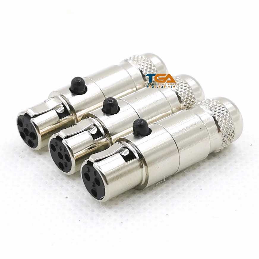 Jack rắc Canon mini, XLR mini canon. Chuyên dùng cho mic cài áo