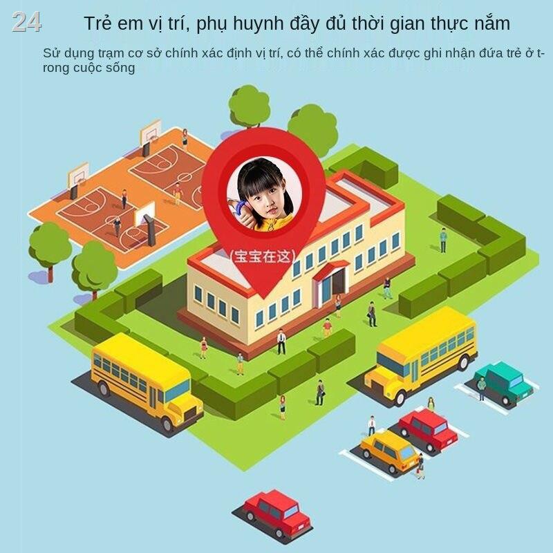 đồng hồ điện thoại trẻ em học sinh tiểu và trung thiên tài chống nước định vị di động nam nữ màn hình cảm ứng