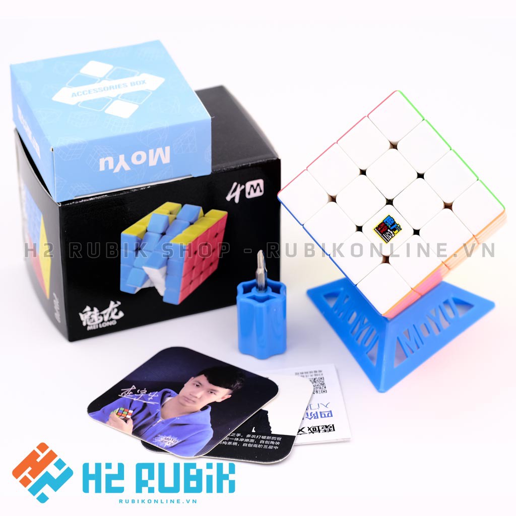 [Rẻ Vô Địch] Rubik 4x4 có nam châm MoFangJiaoShi Meilong 4x4 M - Có nam châm sẵn giá cực rẻ