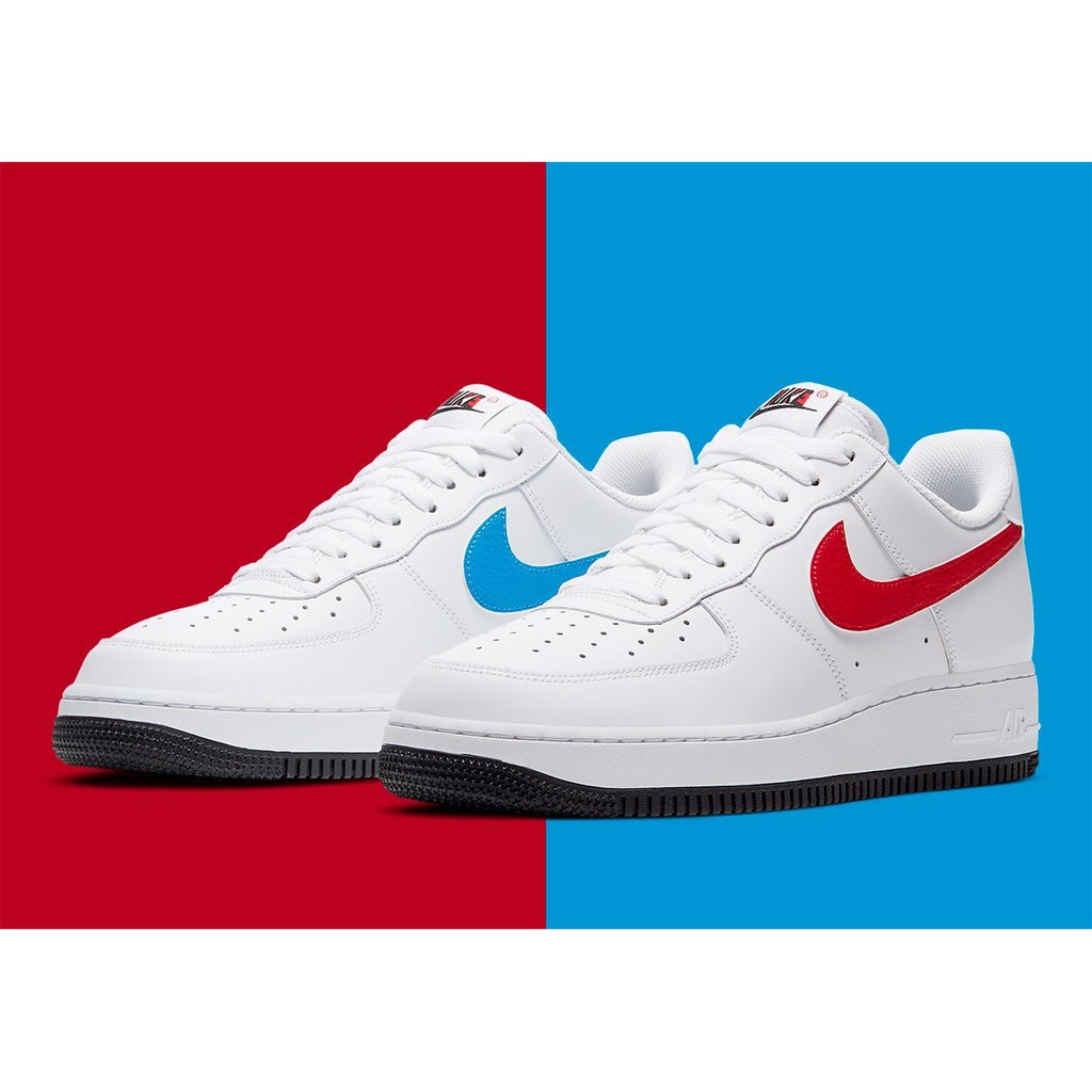 air force 1 high red and blue