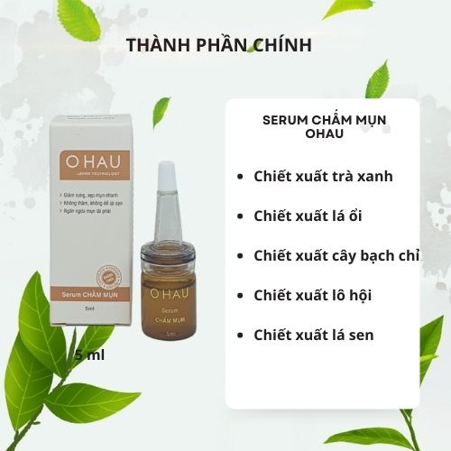 Serum giảm mụn giảm thâm OHAU - Hàng Chính Hãng - Lọ 5ml ♥️ SRMUNOHAU