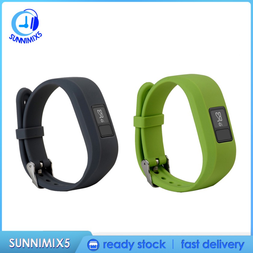 [Mã FASHIONT4MA2 giảm 10K đơn 50K] Set 2 Dây Đeo Thay Thế Cho Đồng Hồ Thông Minh Garmin Vivofit 3