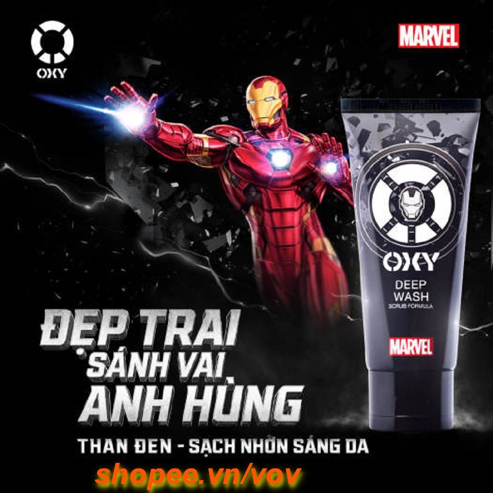 Sữa Rửa Mặt Nam 100G Oxy Deep Wash Sạch Nhơn Có Hạt Massage, 100% Chính Hãng, vov Cung Cấp Và Bảo Trợ.