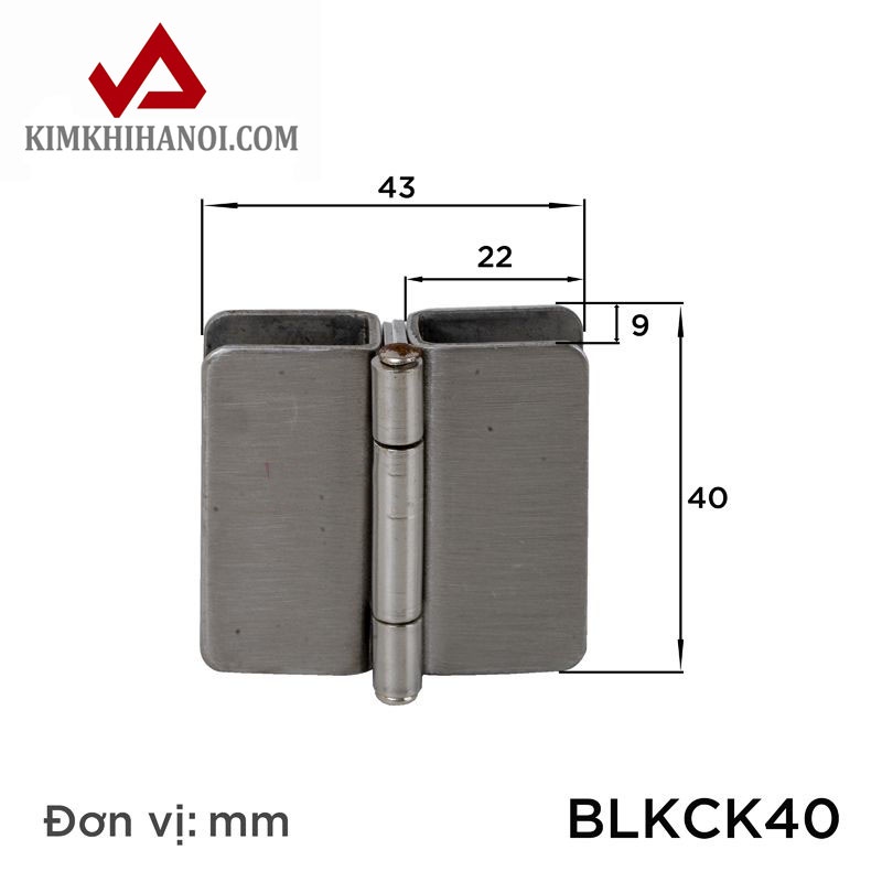 BẢN LỀ kẹp cửa kính INOX CAO CẤP - 1 CÁI hàng cao cấp