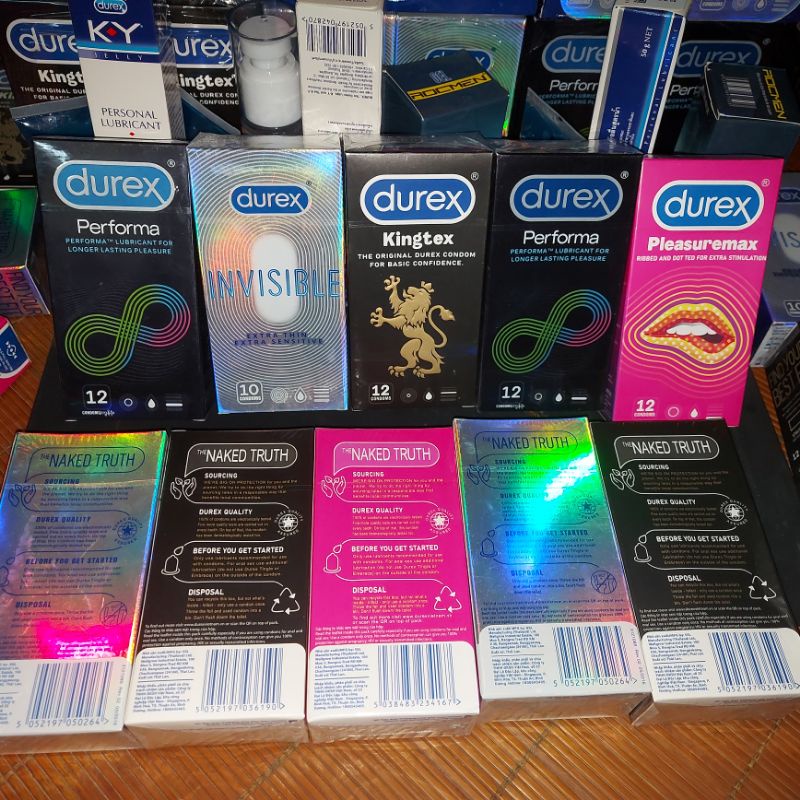 5 hộp baocaosu Durex 60 cái tùy chọn