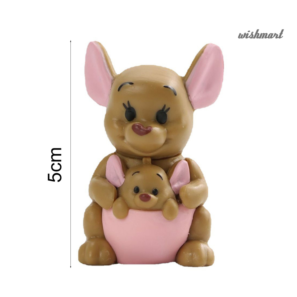 Bộ 10 Tượng Gấu Pooh Trang Trí Đáng Yêu