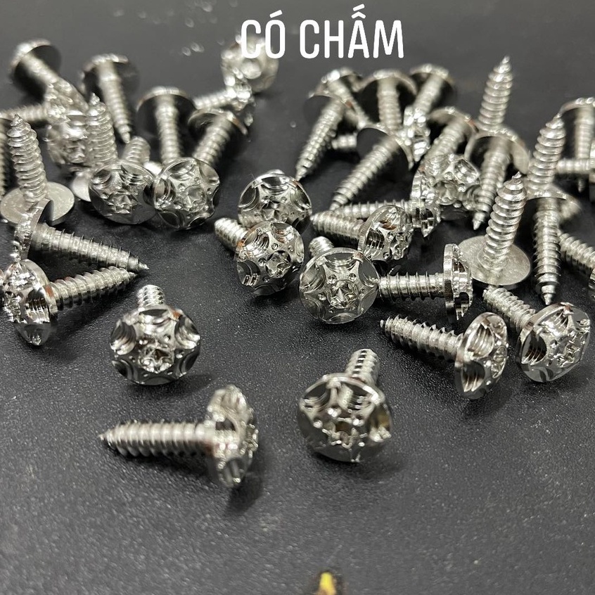 Ốc salaya thái 5li xoắn dàn áo yamaha chất liệu inox 304 bảo hành trọn đời