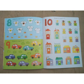 Bộ nhập - Usborne sticker book - First number