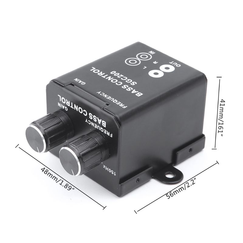 Bộ Khuếch Đại Âm Thanh 4 RCA Cho Xe Hơi