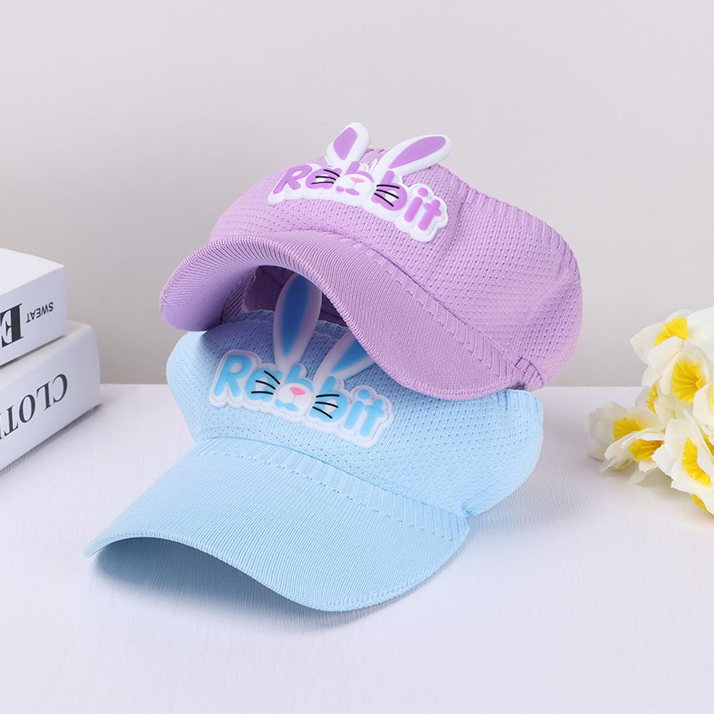 Mũ Panama Đi Biển Mùa Hè Di Động In Họa Tiết Thỏ Dễ Thương Cho Bé