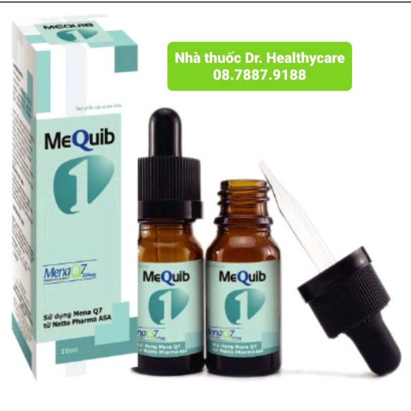 MeQuib 1 - Bổ sung vitamin D3 và vitamin K2 cho trẻ