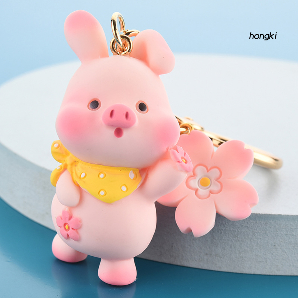 Móc khóa hình chú heo con xinh xắn