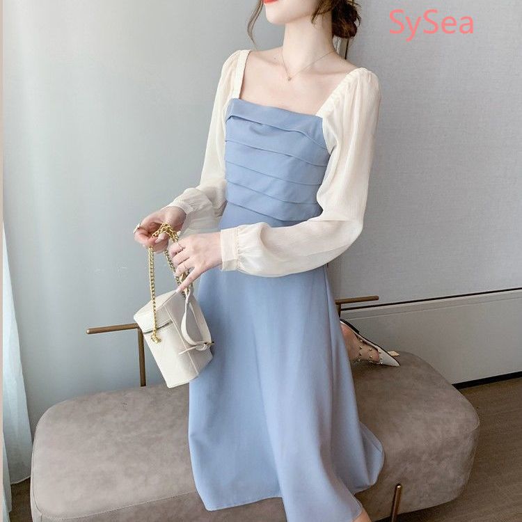 Đầm Tay Dài Thiết Kế Thanh Lịch Cho Nữ