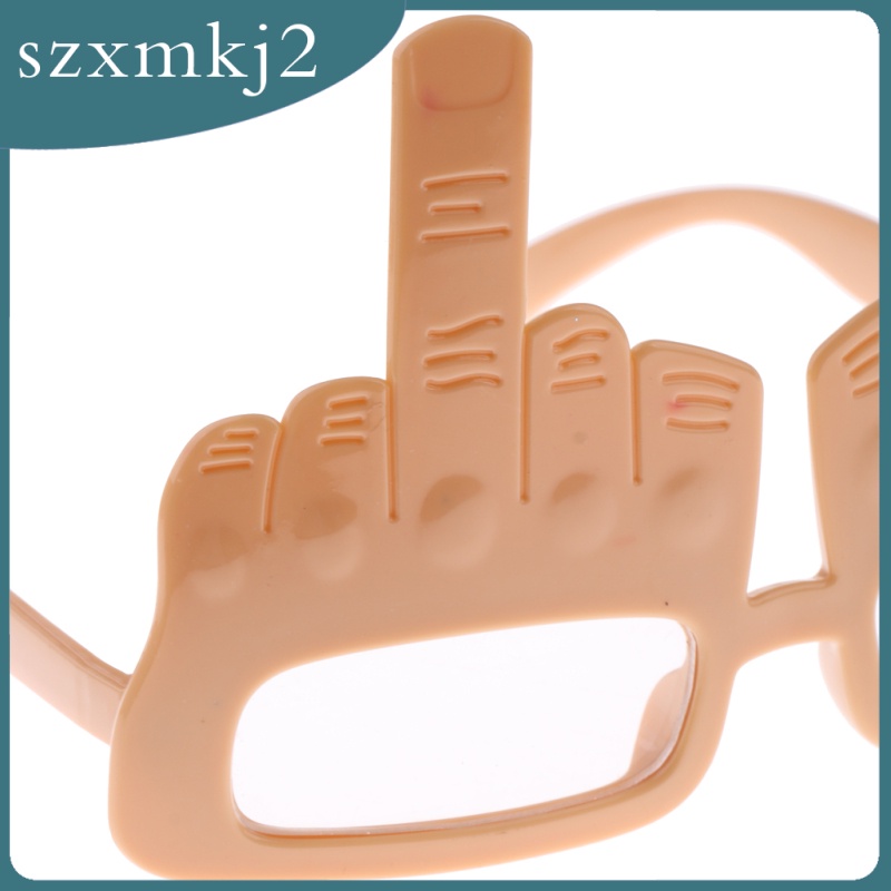 [szxmkj2] Kính Mát Hình Ngón Giữa Dễ Thương Cho Tiệc Hóa Trang