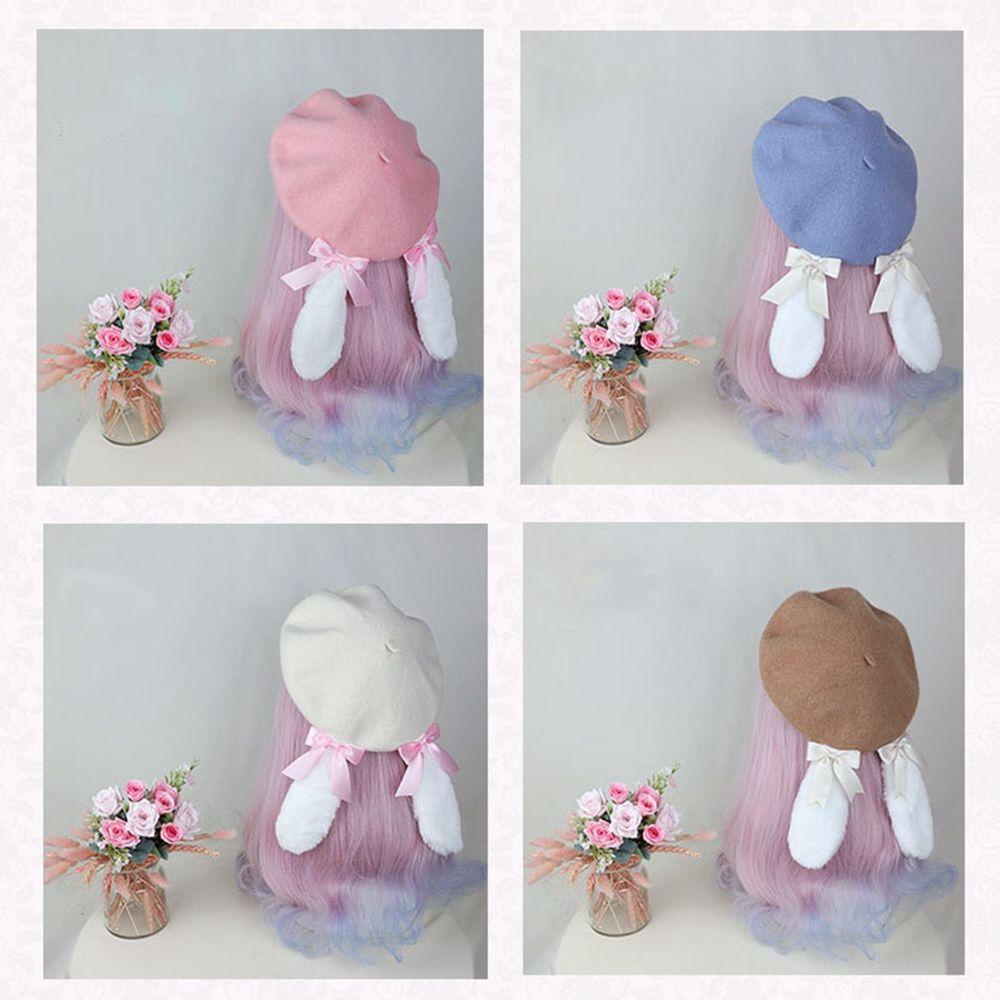 RAINBOW Nón Beret Thời Trang Đáng Yêu Cho Búp Bê 20cm