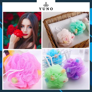 Bông Tắm Tạo Bọt Biển Kì Ghét Chà Lưng Cao Cấp Có Dây Cầm Tay YUNO M36