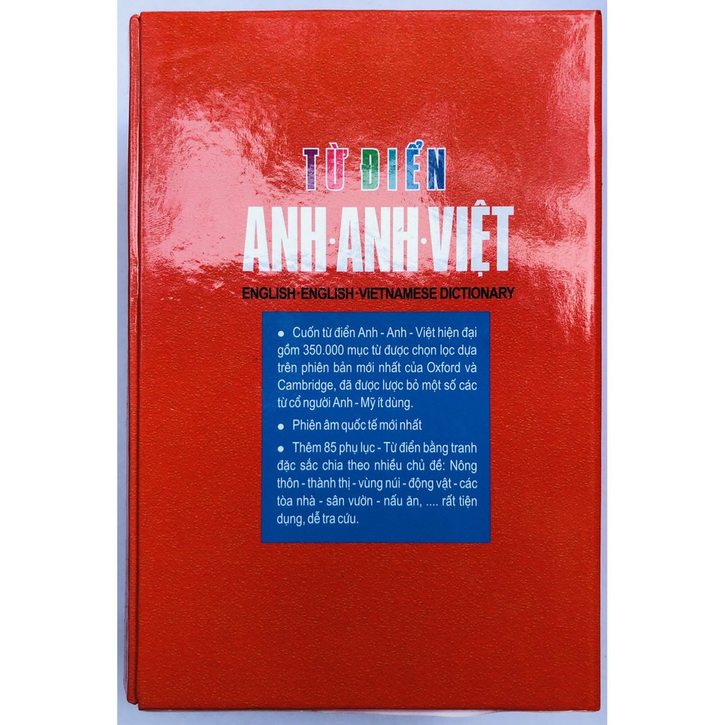 Sách - Từ điển Oxford Anh - Anh - Việt bìa đỏ cứng + tặng kèm bút hoạt hình