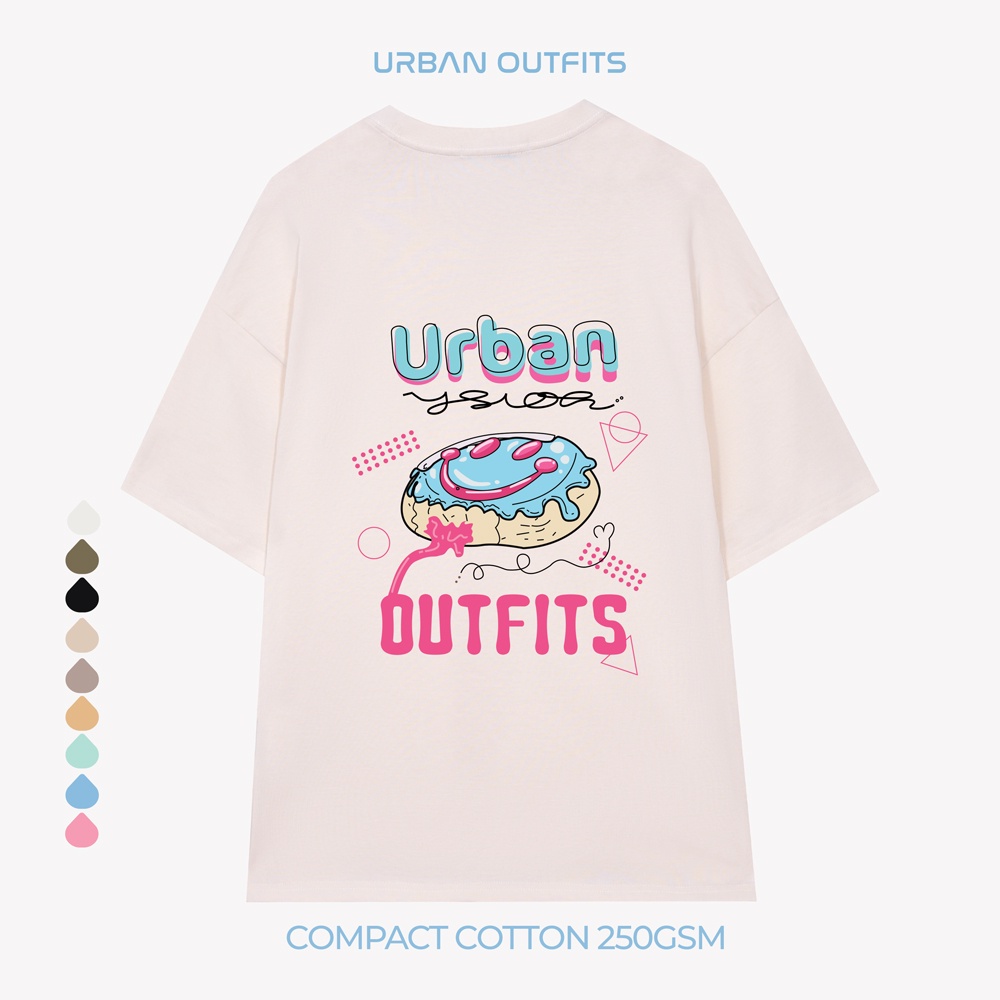 Áo Thun Tay Lỡ Form Rộng URBAN OUTFITS ATO153 Local Brand In Hình ver 2.0 Chất Vải 100% Compact Cotton 250GSM