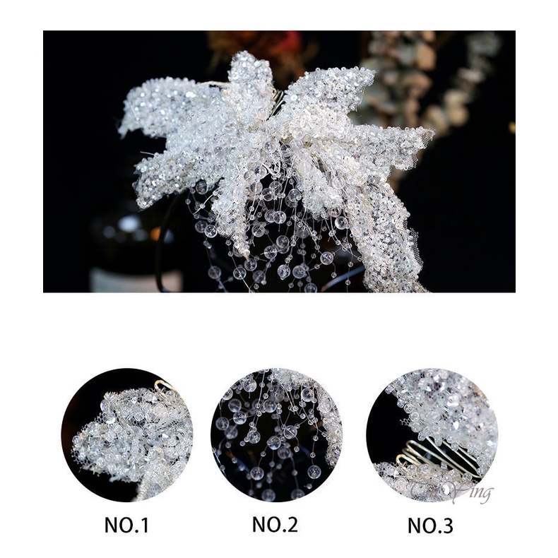 Cài tóc GETNOIVAS đính đá pha lê thời trang cho nữ