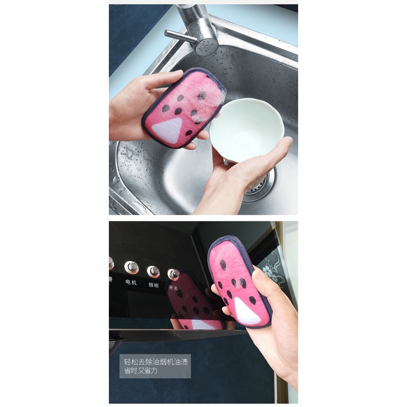 Bông Rửa Chén Dĩa Bằng cotton Không Dầu Tiện Dụng Cho Nhà Bếp