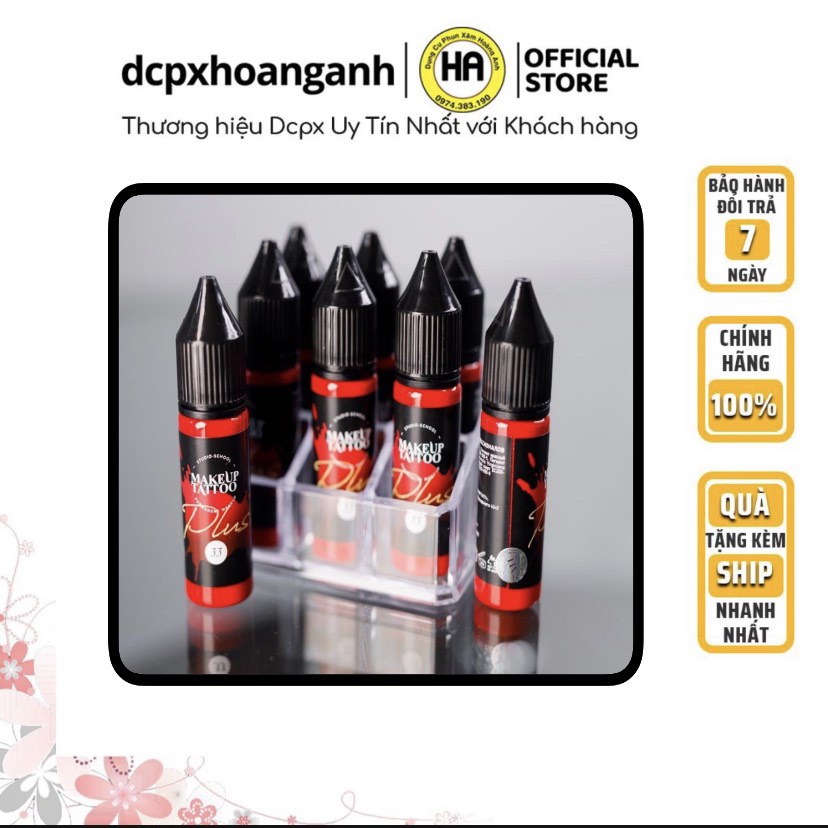 Mực MakeUp Phun Xăm Thẩm Mỹ 15ml  | Mực Phun Xăm