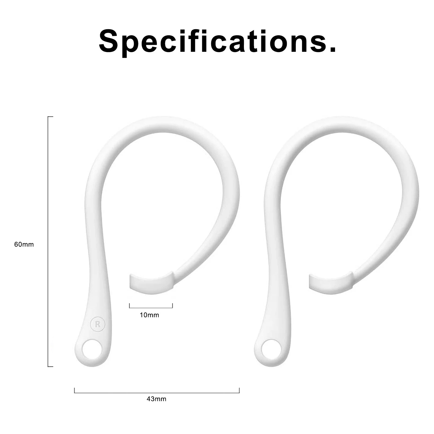 Set 2 Móc Tai Nghe Bluetooth Mini Chống Rơi Rớt Cho Airpods 1 / 2