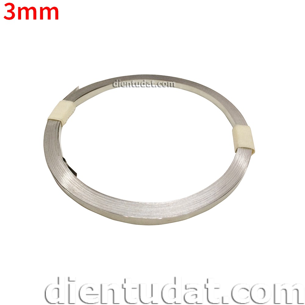 Cuộn Kẽm Hàn Cell Pin 0.1*3mm - 10 mét