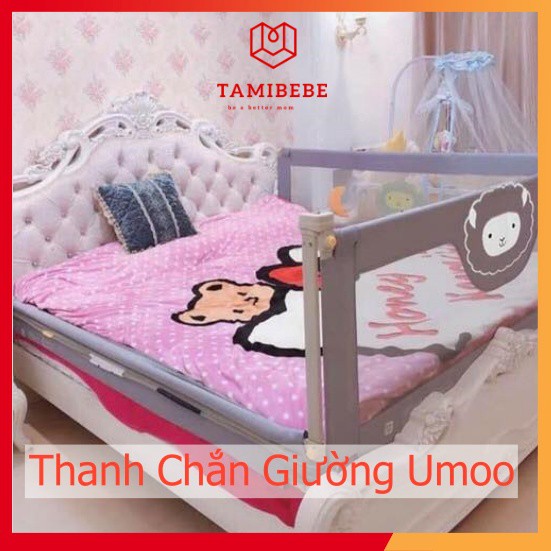 Thanh chắn giường cho bé giảm giá sốc Umoo quây bốn góc giường chặn giường - TAMIBEBE