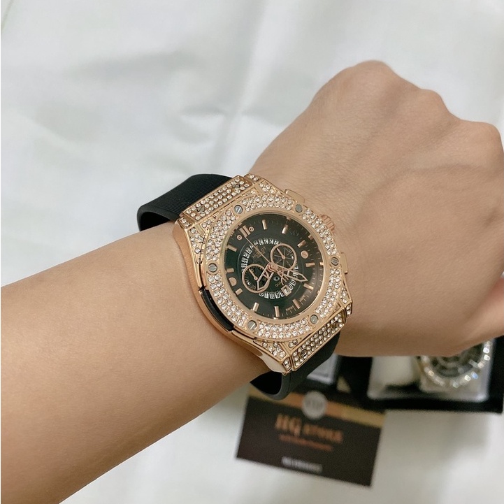 Đồng hồ nam nữ Hub.lott - Kiểu dáng sang trọng Dây cao su thơm vani, bảo hành 12 tháng | BigBuy360 - bigbuy360.vn