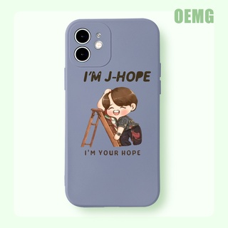 Ốp Điện Thoại Silicon Mềm Chống Sốc Hình dễ thương hoạt hình Bts J-HOPE Cho for iPhone 13 12 11 Pro Max X XR XS 8 7 6S Plus SE 2020 ZJ708