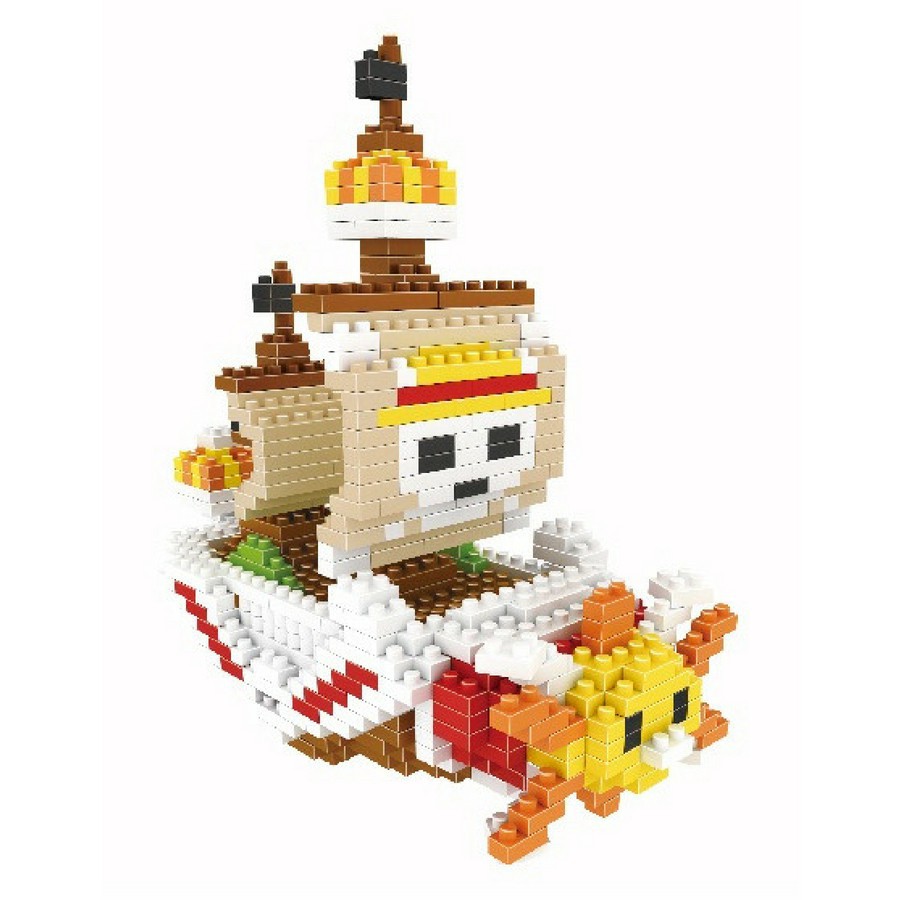 Bộ lắp ráp Tàu chiến Đảo hải tặc One Piece Thousand Sunny Lele Brother NanoBlock (6228) LL2.11