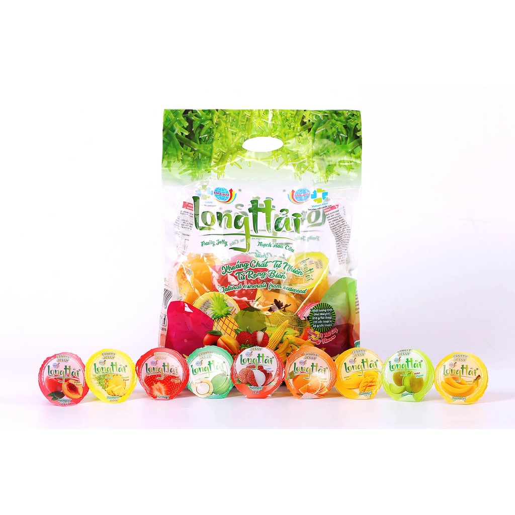 THẠCH RAU CÂU LONG HẢI TÚI 910G