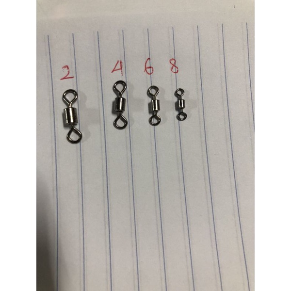 Combo 10c,20c,30c Ma ni số 8,Khoá link câu cá,Khoá link câu đài