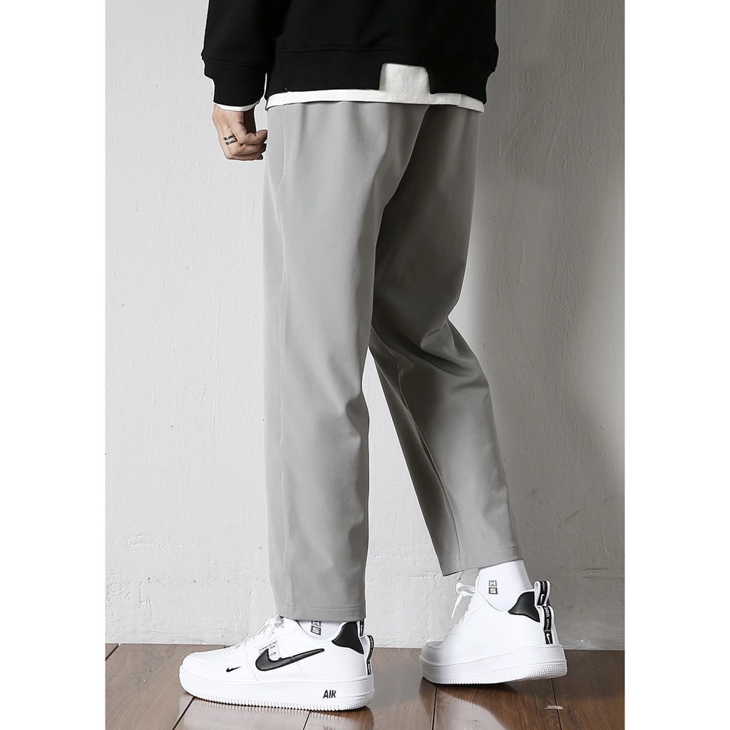 Quần kaki Baggy Nam Nữ- Quần Ống Suông trơn Unisex phong cách hàn quốc cực hot 2021