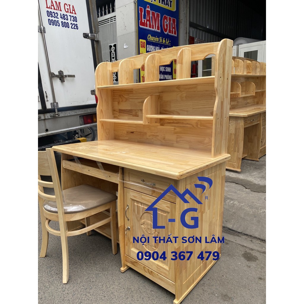 Bàn học sinh gỗ giá rẻ - Bàn gỗ tự nhiên | BigBuy360 - bigbuy360.vn
