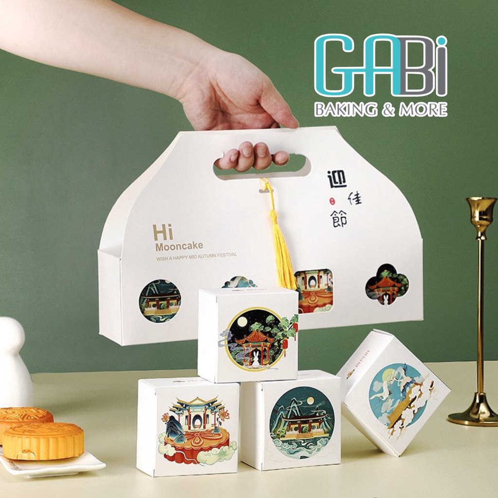 Hộp trung thu 4 bánh Vọng Nguyệt 80-100g