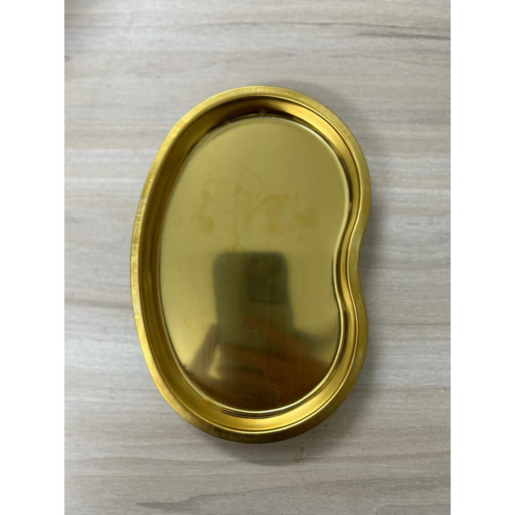 Khay inox hạt đậu, hũ inox cho spa, phun săm, y tế | Khay hũ mạ vàng Mạ bạc Chất Liệu inox 304.