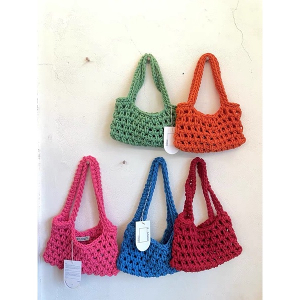CARLYN SHOULDERBAG. TÚI LỨOI ĐEO VAI, KÈM TÚI VẢI