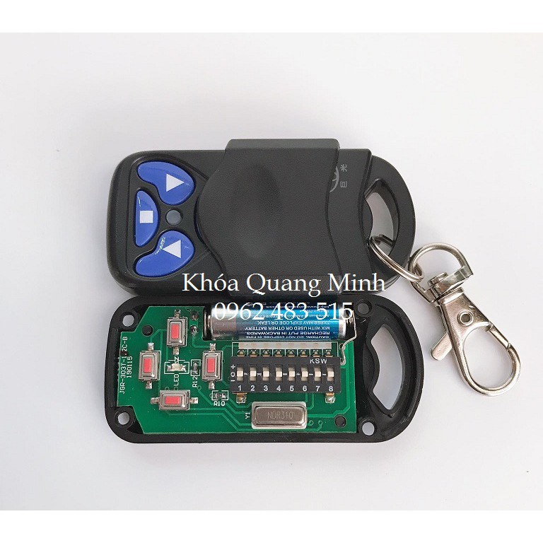 Remote cửa cuốn JG mã gạt, 310 mhz