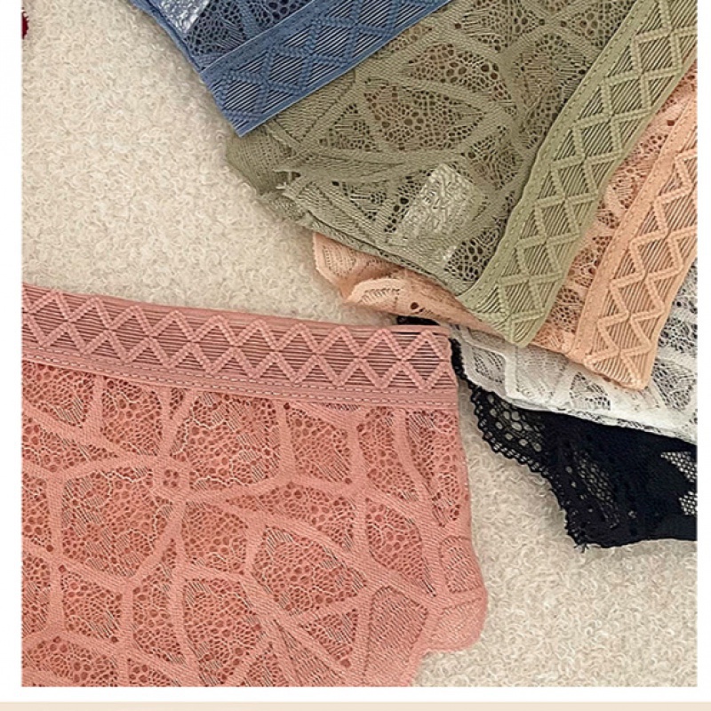 Quần Lót Ren Rỗng Không Đường May Thoải Mái Thoáng Khí Nâng Hông Plus Size Enraa Quyến Rũ Cho Nữ