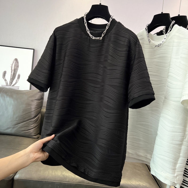 Áo Thun Tay Ngắn Cổ Tròn Dáng Rộng Thời Trang Xuân Hè 2022 Cho Nữ