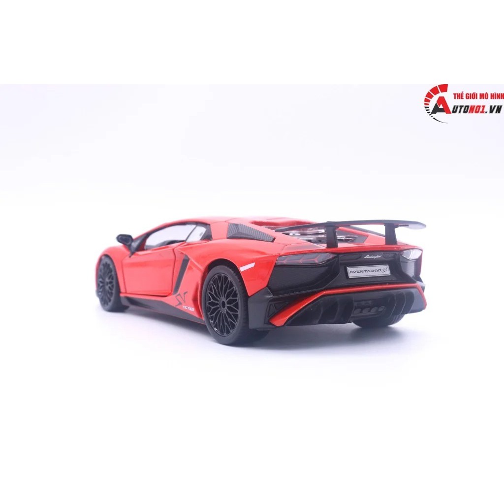 MÔ HÌNH LAMBORGHINI AVENTADOR LP 750-4 SV PLUS 1:24 BBURAGO 3667