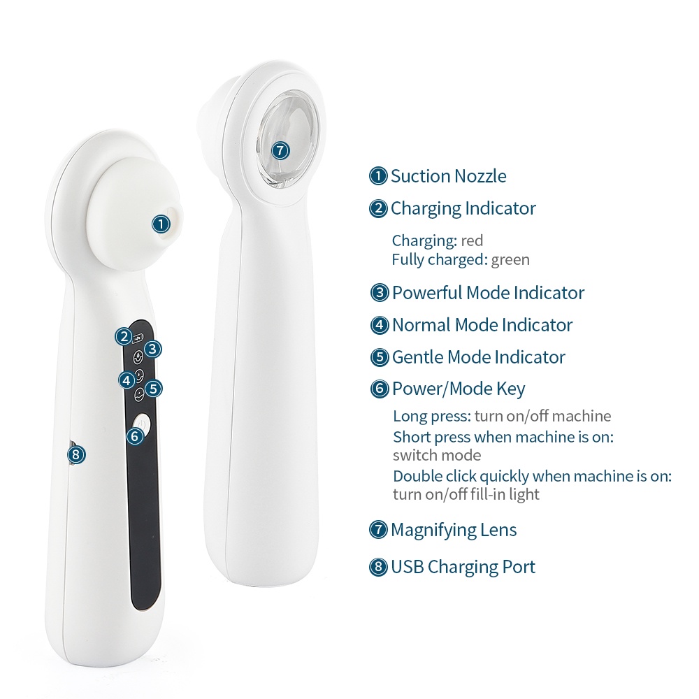 Máy hút mụn đầu đen FOREVERLILY làm sạch lỗ chân lông nâng cấp tinh chất